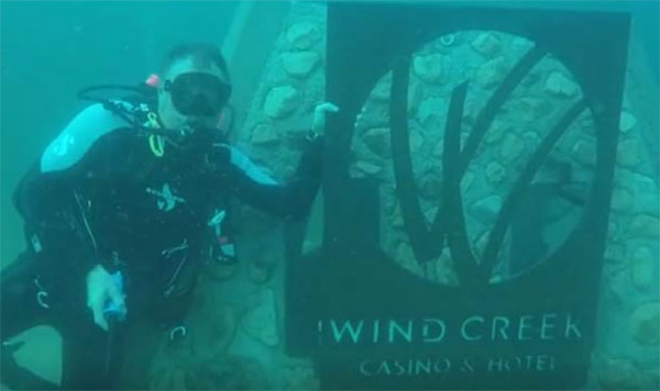 Wind Creek Support Adds to Divers’ Playground
